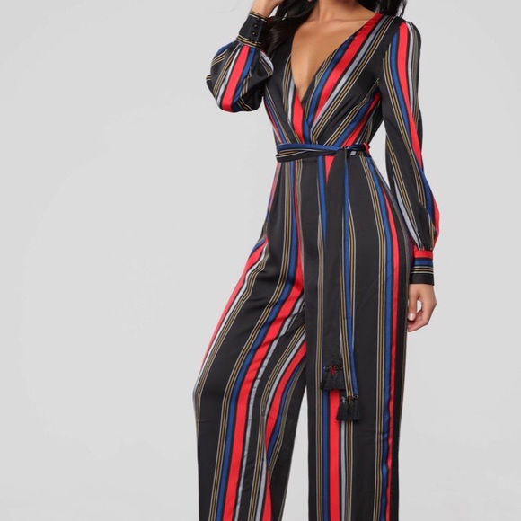Multi Color Jumpsuit - Picture 3 of 4